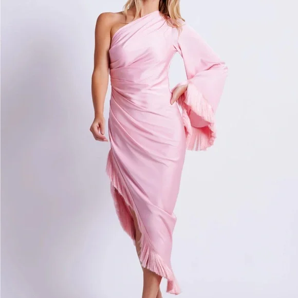 PatBO | Dresses | Patbo Pink Oneshoulder Gown For Wedding Guests | Poshmark PatBO | Dresses | Patbo Pink Oneshoulder Gown For Wedding Guests | Poshmark